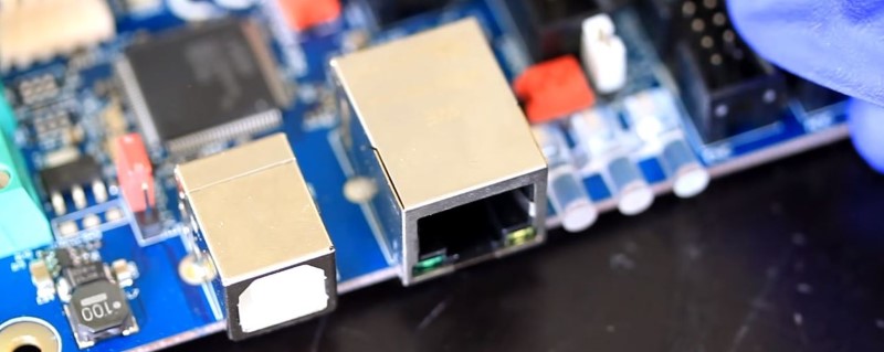 pokeys57cnc USB and ethernet connector